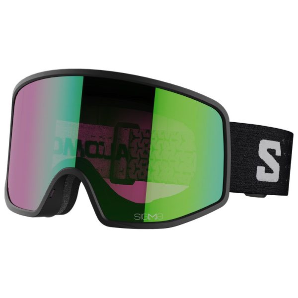 Máscaras Salomon Sentry Pro Black Sigma Emerald + Sigma Silver Pink